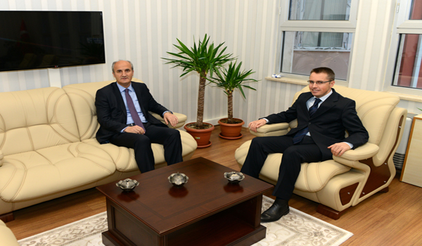 BAŞKAN NECATİ OKAY DAN ZİYARET