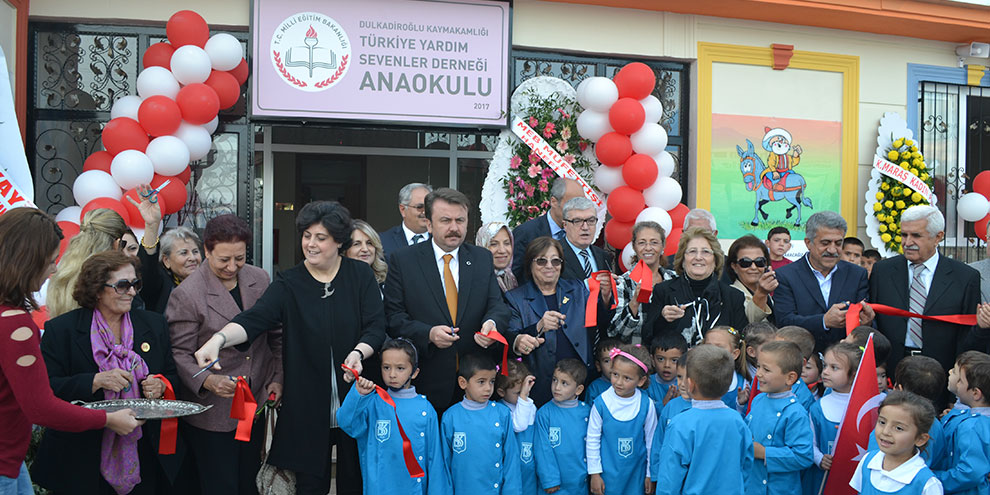Türkiye Yardım Sevenler Derneği Anaokulu Kahramanmaraş’ta Açıldı