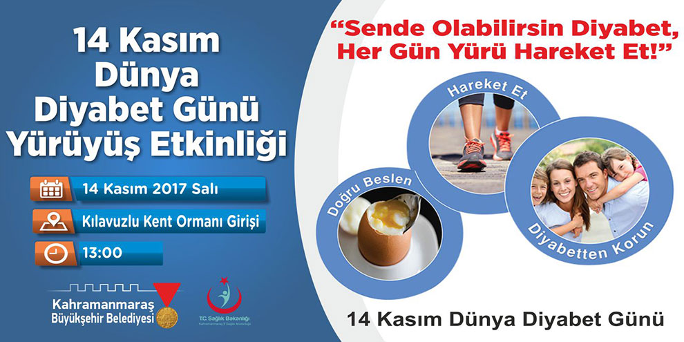 Büyükşehir’den diyabet yürüyüşü