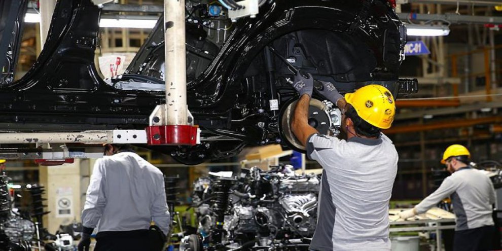 Sanayi üretim endeksinde artış