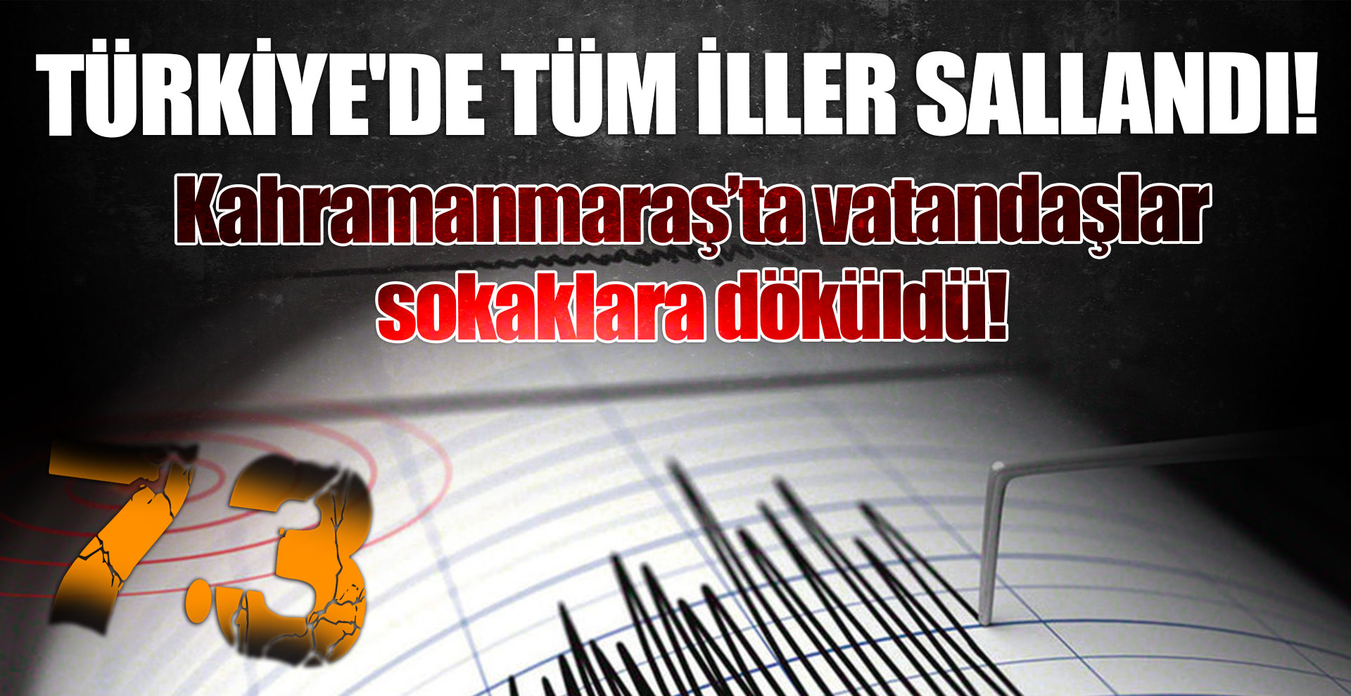 Türkiye'de tüm iller sallandı! Irak'ta 7.3 şiddetinde deprem