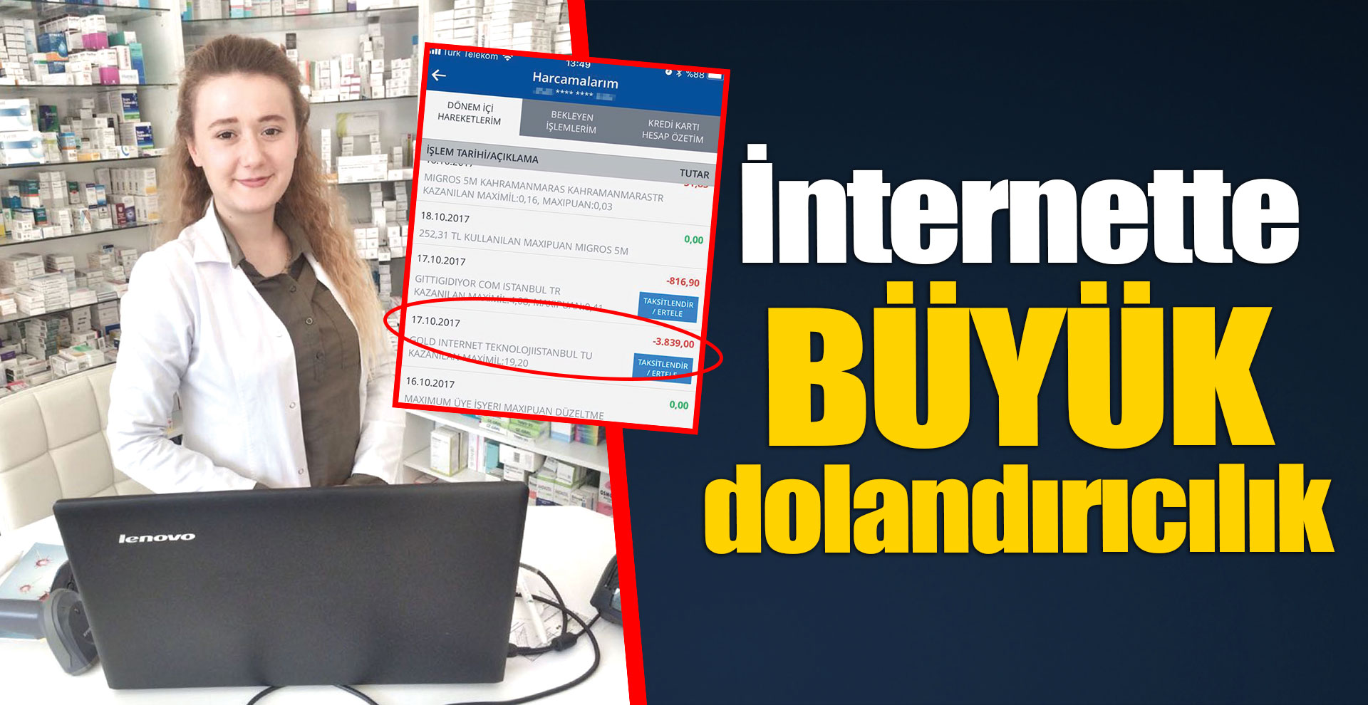İnternette büyük dolandırıcılık