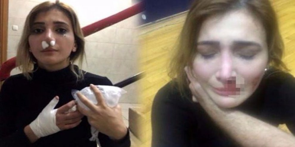 Kadın yöneticiye yumruk ve tekmeli saldırı