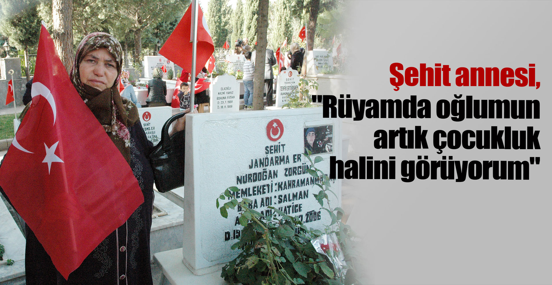 Kahramanmaraş’ta şehit aileleri şehitliği ziyaret etti