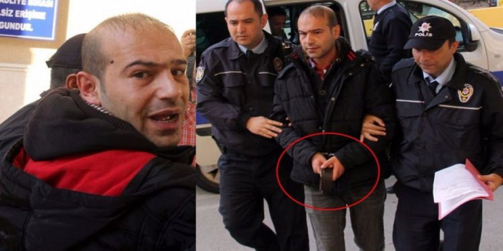 Eşini kemerle dövdü adliyeye elinde kemerle geldi