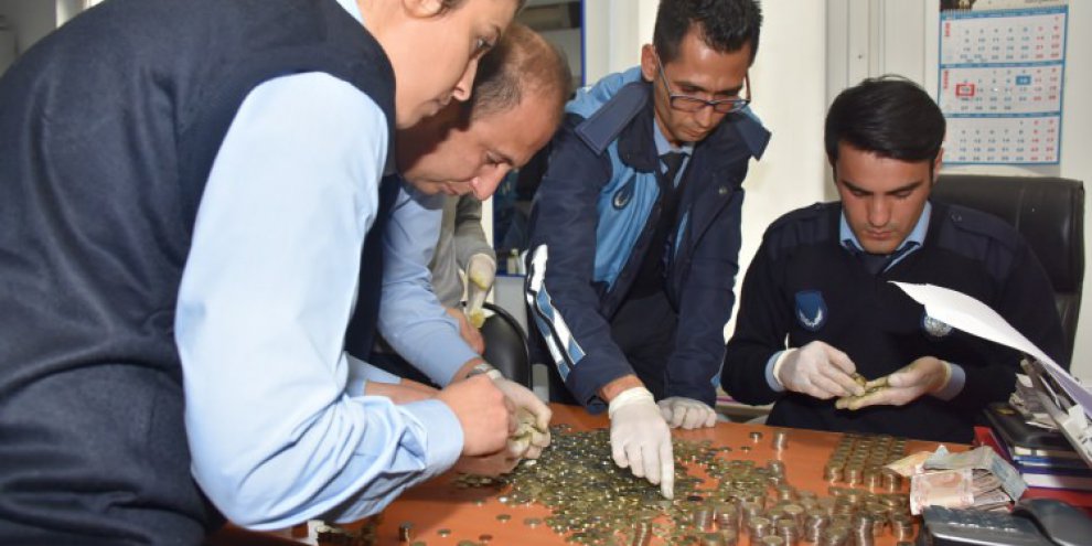 Şaşkına çeviren manzara! Say say bitmedi