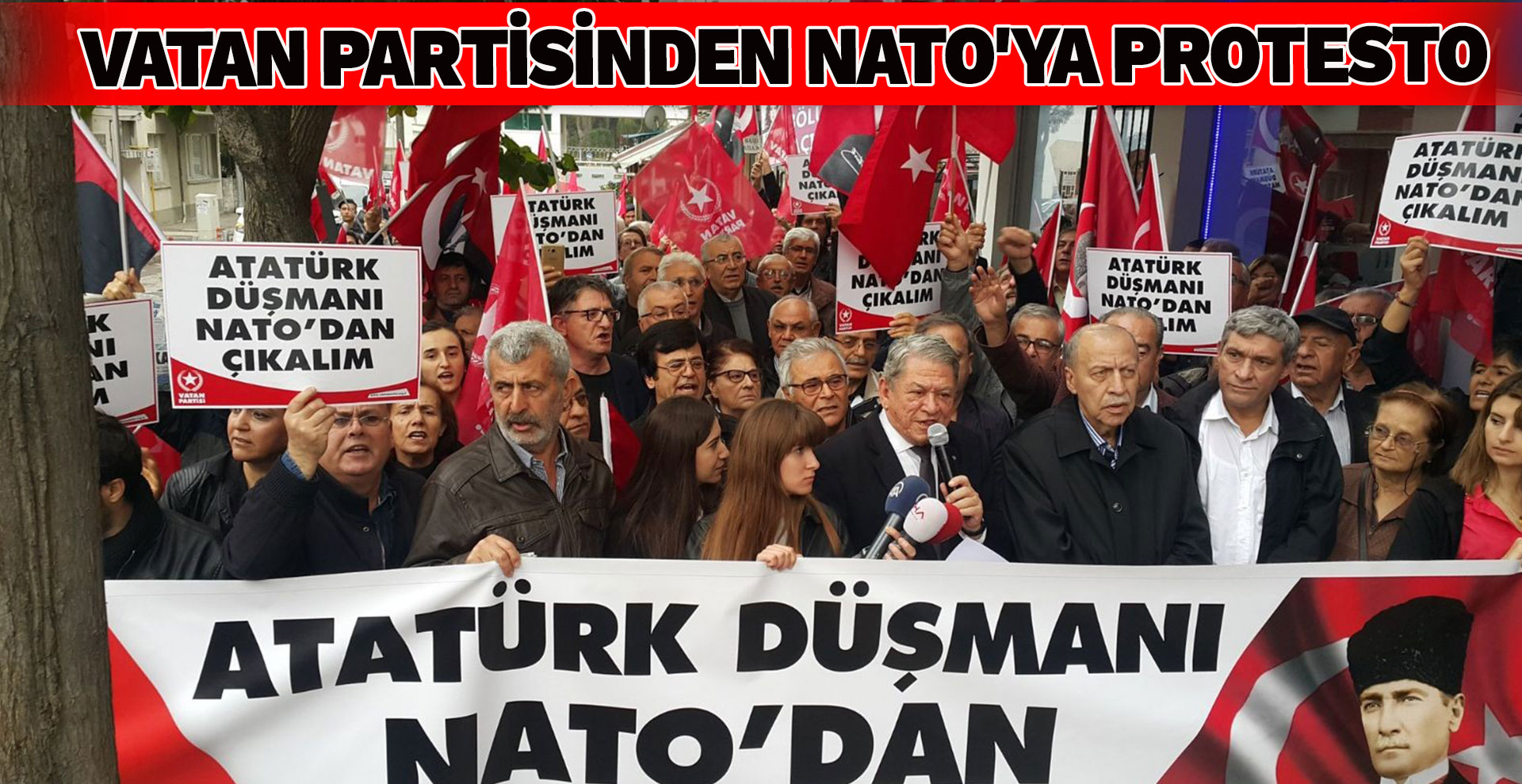 Vatan Partisinden NATO'ya protesto
