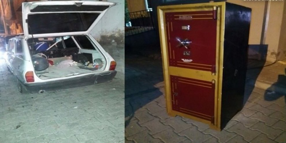 Çelik kasa hırsızı yakalandı