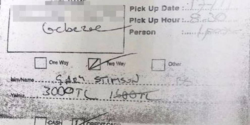 Taksiye binen turiste 3 bin liralık fatura şoku!