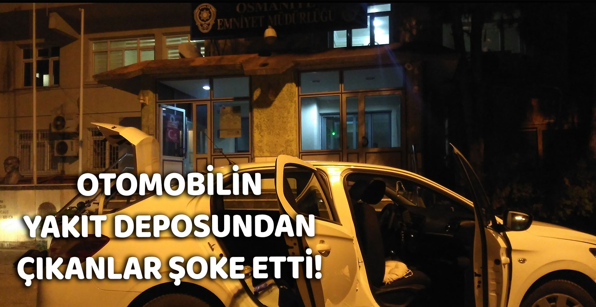 Otomobilin yakıt deposundan çıkanlar şoke etti!