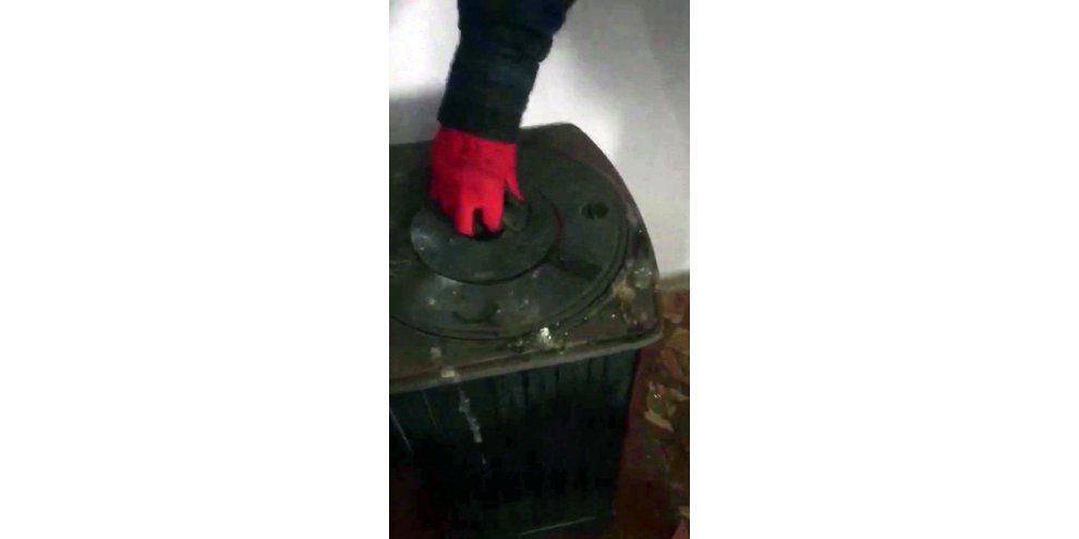 Bir buçuk kilo esrarı sobaya atınca bakın ne oldu!