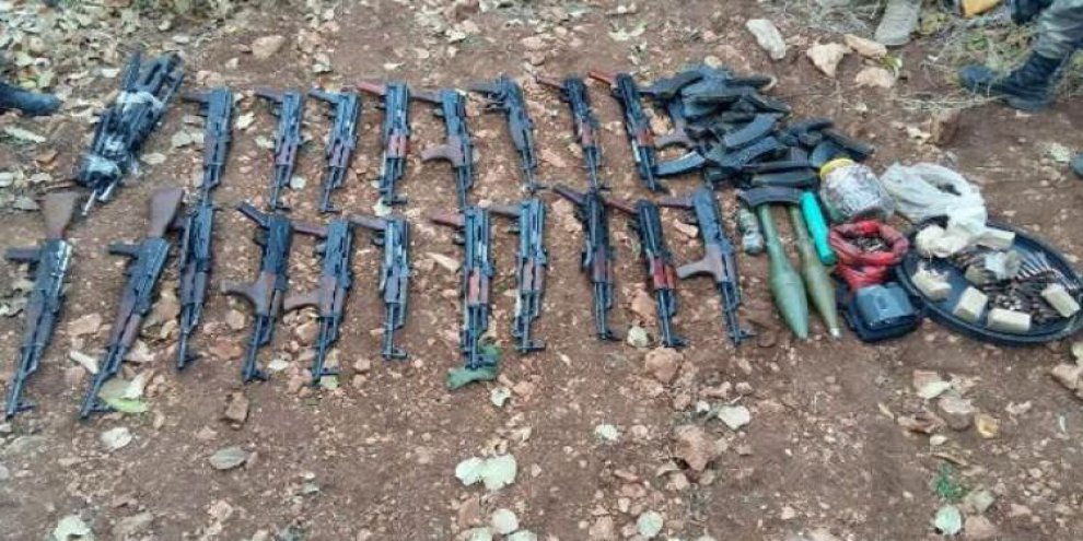 PKK'ya büyük darbe!Hepsi ele geçirildi...