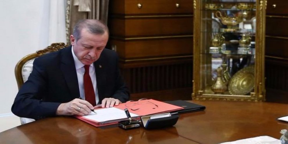 Cumhurbaşkanı Erdoğan 6 üniversiteye rektör atadı