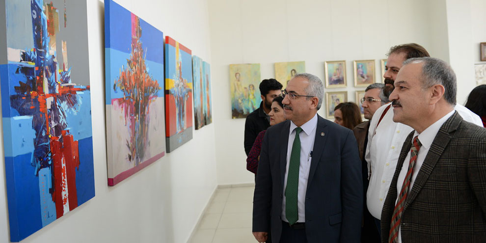 Sekiziz Sanat Topluluğu, KSÜ’de Resim ve Heykel Sergisi Açtı