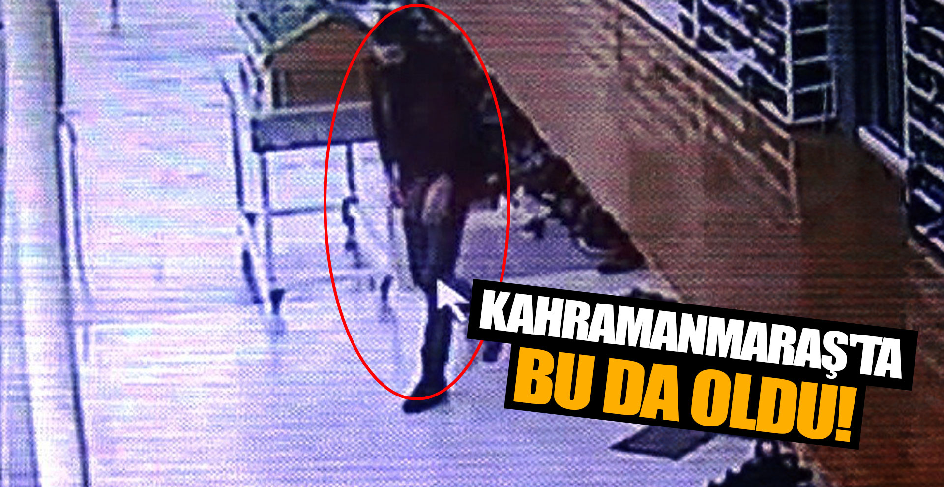 Kahramanmaraş'ta bu da oldu!