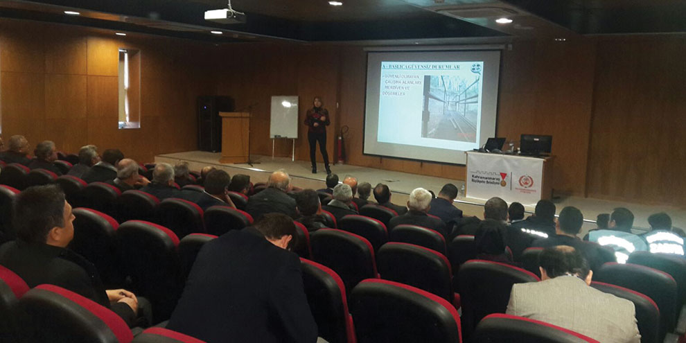 İş güvenliği eğitimleri devam ediyor
