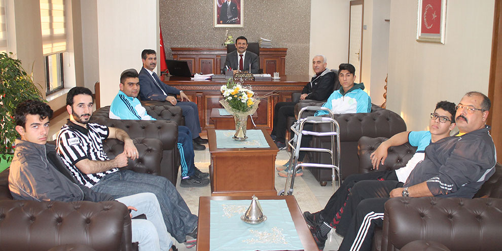 Lider Gençlik Spor Kulübü’nden Kaymakam Çek’e ziyaret