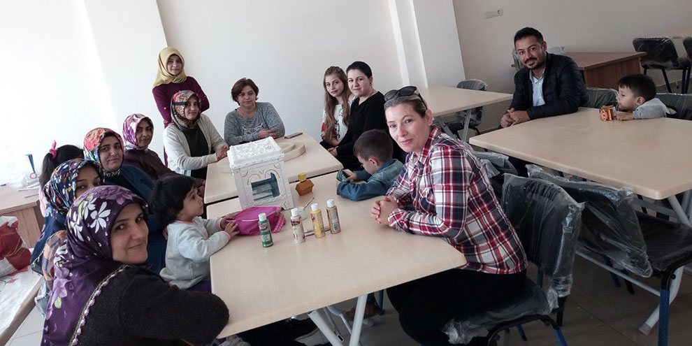 Türkoğlu’nda kurslar devam ediyor