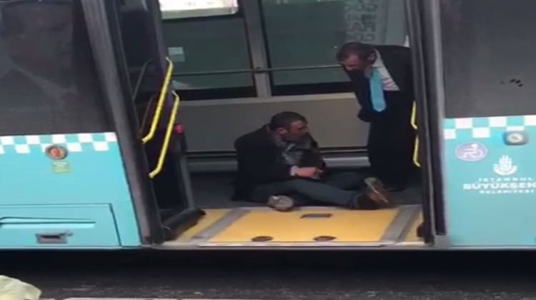 Otobüs şoförünün, tinerci ile imtihanı!