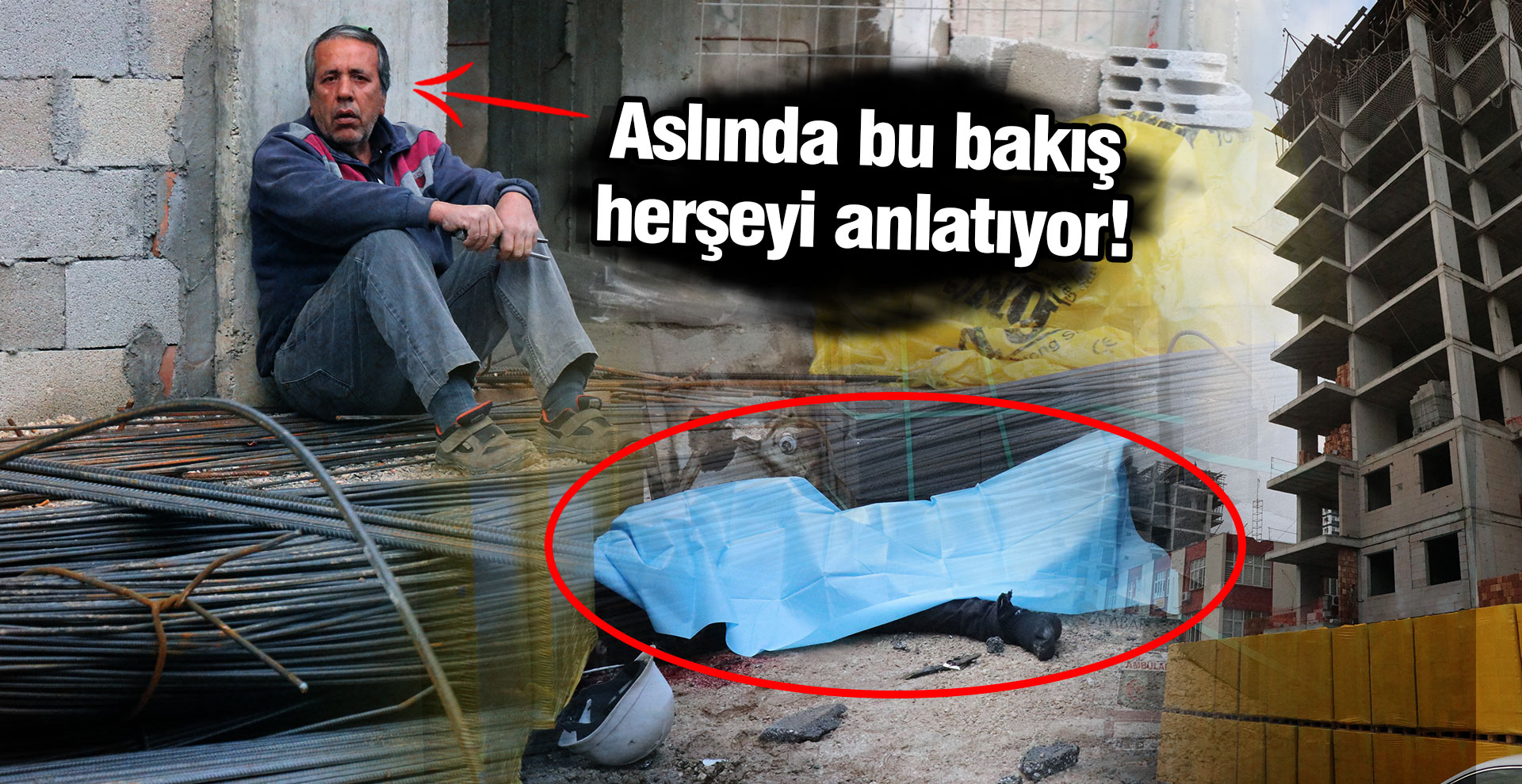 İnşaatın filesiz kısmından aşağı düşen işçi öldü