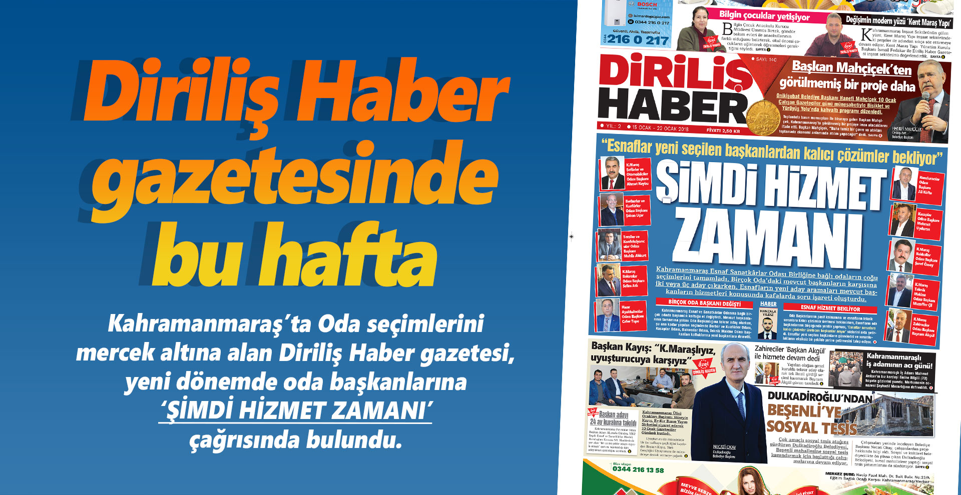 Diriliş Haber gazetesinde bu hafta