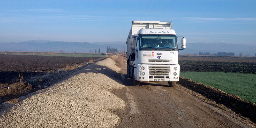 Pınarhüyük yolunda filler çekimi