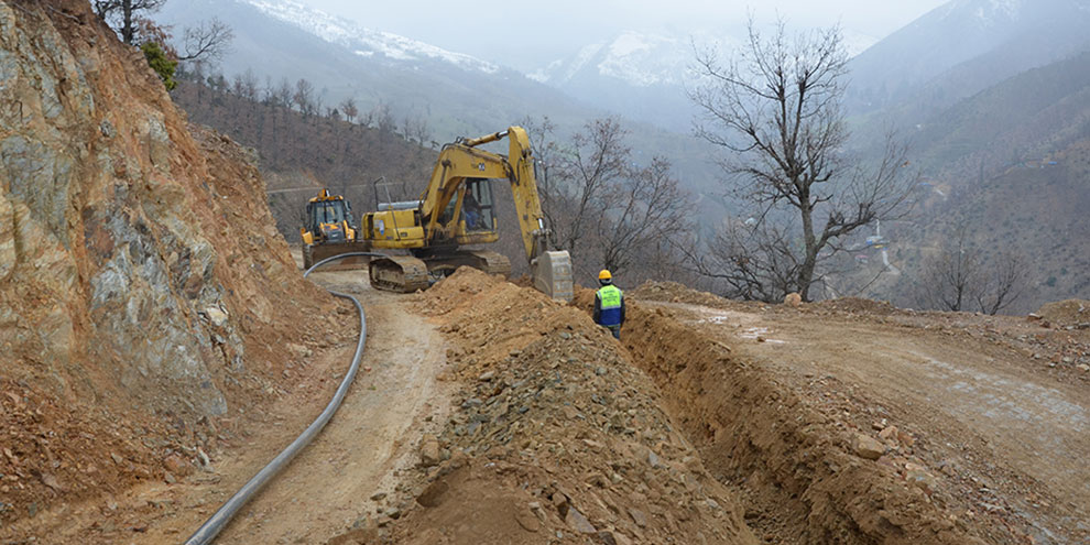 Hacılar’da içme suyu çalışmaları sürüyor