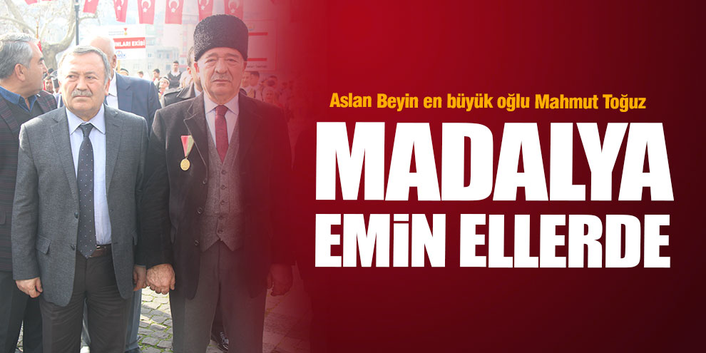 Madalya emin ellerde