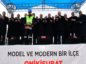 TOPLU KONUTLARIN TEMELİ, “12 ŞUBAT” RUHUYLA ATILDI