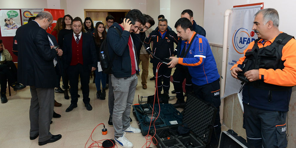 KSÜ’de Deprem Haftası Kapsamında Söyleşi Düzenlendi