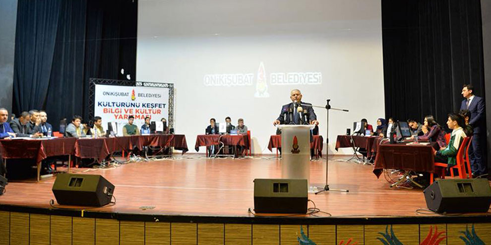 Onikişubat Belediyesi kültürünü keşfet bilgi yarışması ilk etabı gerçekleşti