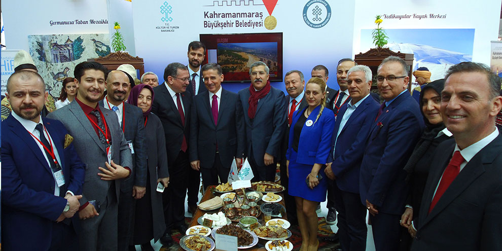 Gastronomi zirvesinde Kahramanmaraş standına yoğun ilgi