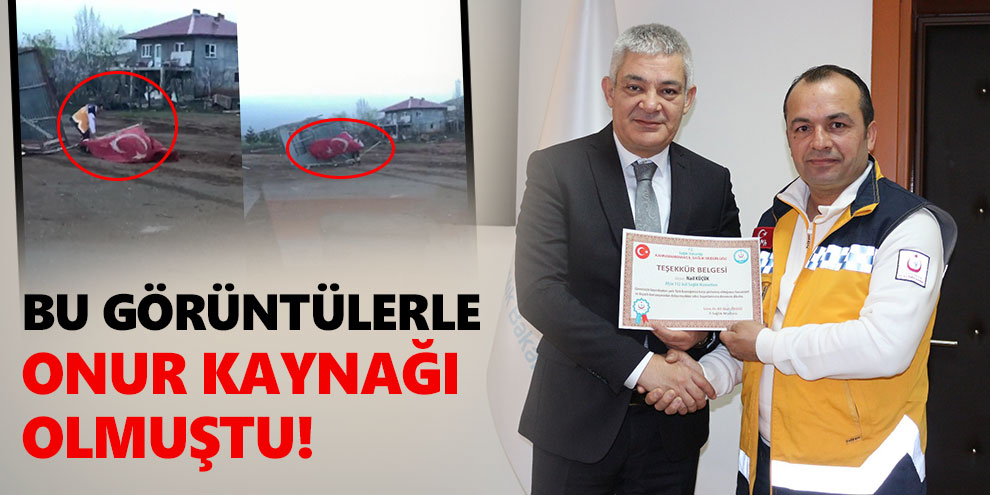 Sabah bu görüntülerle onur kaynağı olmuştu!