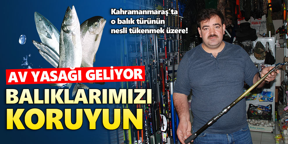 Av yasağı geliyor balıklarımızı koruyun