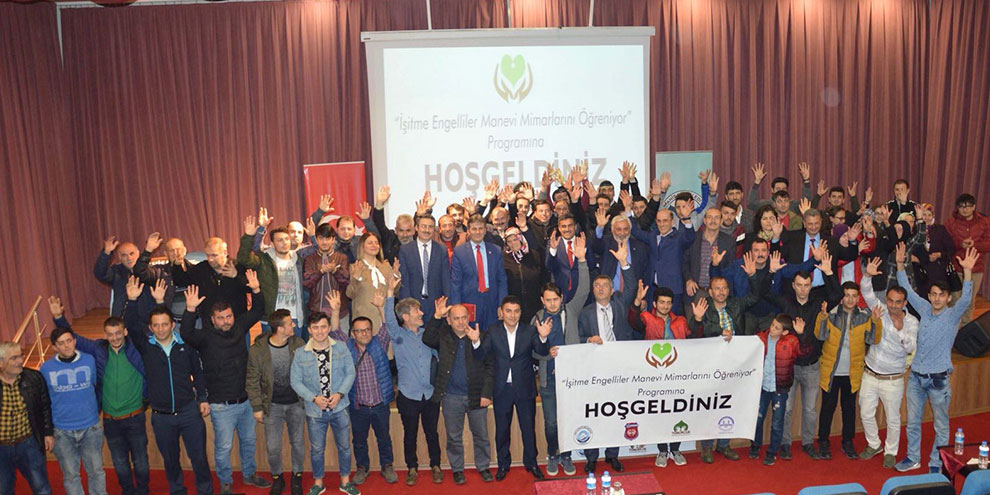 İşitme engellilere manevi önderleri anlatıldı