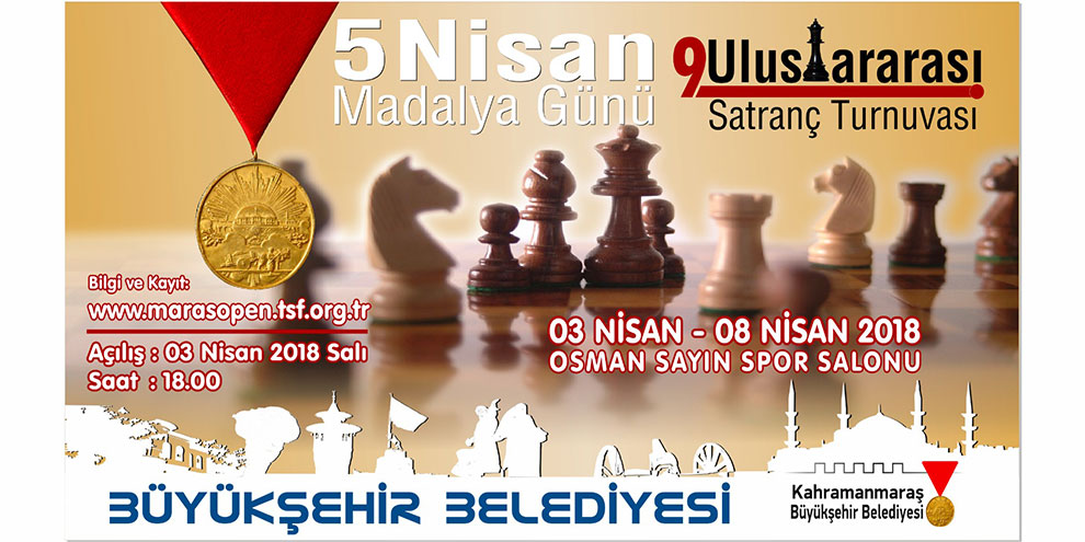 Uluslararası Satranç Turnuvası 3 Nisan’da başlıyor