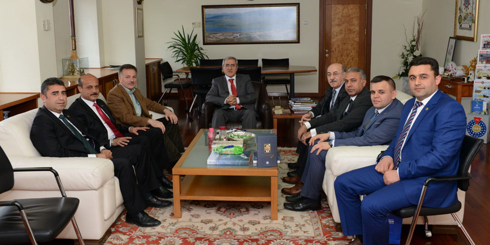 Eğitim-Bir-Sen Kahramanmaraş 2 Nolu Şube Yönetimi, Rektör Can’ı Ziyaret Etti