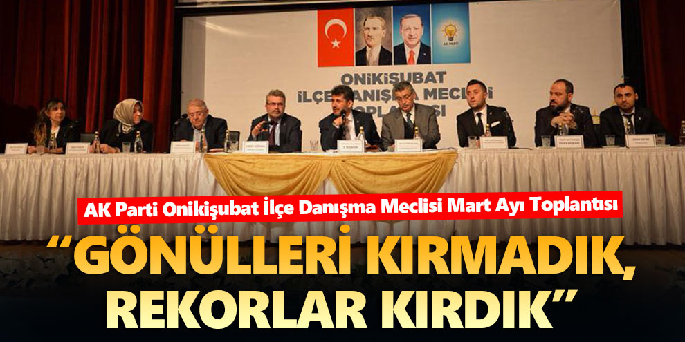 Hanefi Mahçiçek; “Gönülleri kırmadık, rekorlar kırdık”