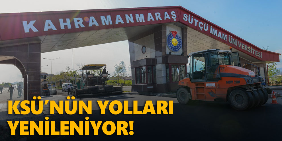 Kahramanmaraş Büyükşehir Belediyesinden Üniversitemize Asfalt Desteği