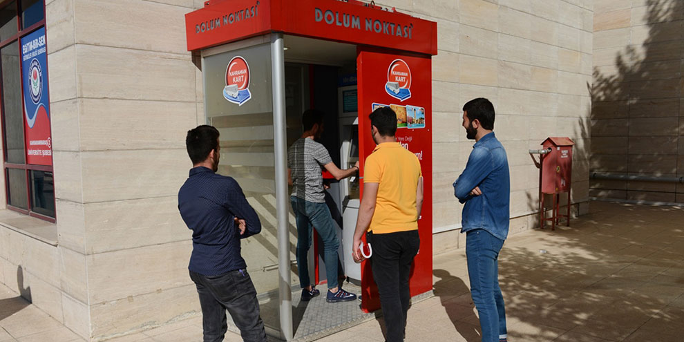 Büyükşehir Belediyesi, KSÜ’ye Kahramankart Dolum Noktası Kurdu