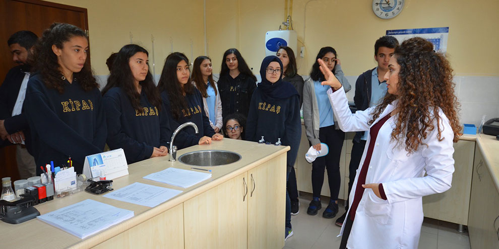 Özel Eğitim kurumları öğrencileri ayvalı içme suyu arıtma tesisinde