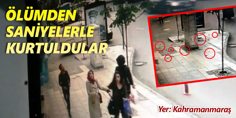 Ölümden saniyelerle kurtuldular