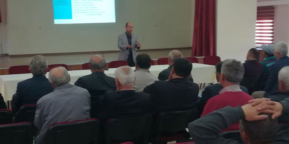 Göksunlu muhtarlara vektör mücadelesi anlatıldı