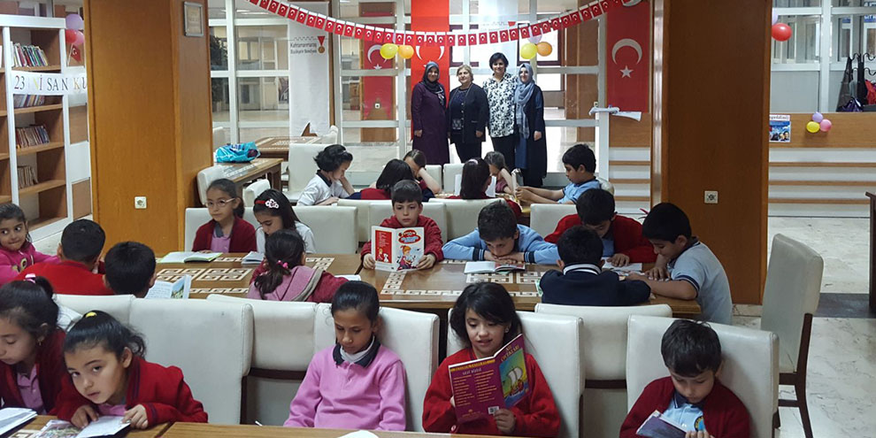 Büyükşehir kütüphanelerinde 23 nisan