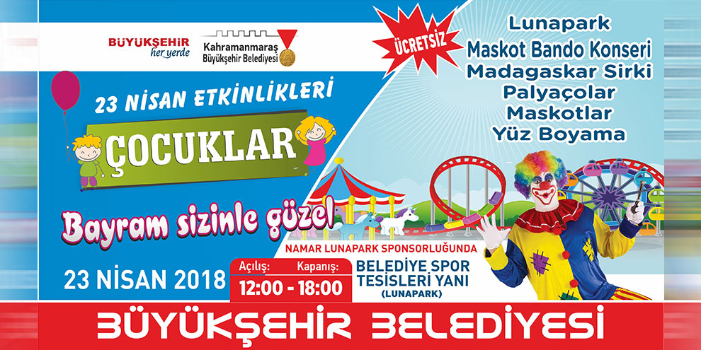Büyükşehir’den çocuklara özel 23 nisan