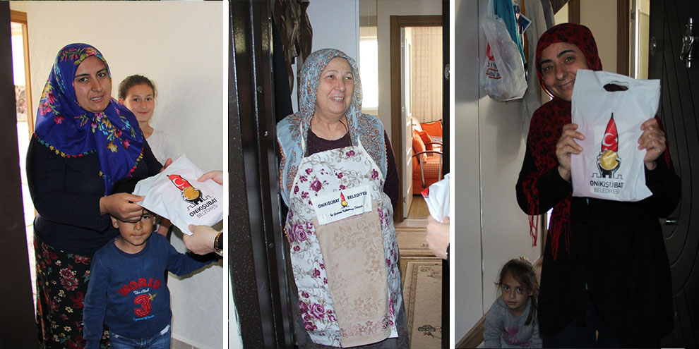 Onikişubat Belediyesi ev hanımlarının yüzünü güldürdü
