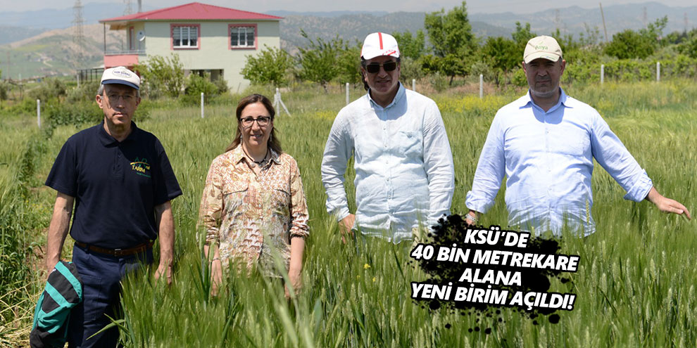 KSÜ’de 40 bin metrekare alana yeni birim açıldı!