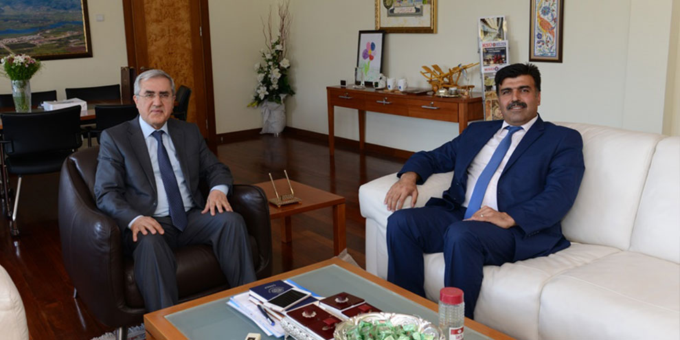 Dulkadiroğlu İlçe Milli Eğitim Müdürü Kurt, Rektör Can’ı Ziyaret Etti