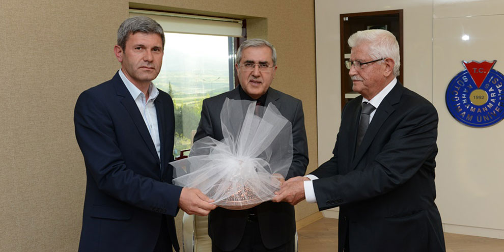TMMOB Kahramanmaraş İl Koordinasyon Kurulu Üyeleri, Rektör Can’ı Ziyaret Etti