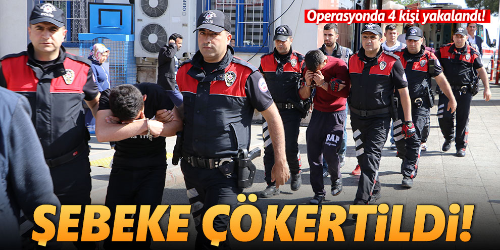 Otolardan hırsızlık yapan şebeke çökertildi